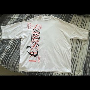 Oversized Slight Mock Neck T-Shirt